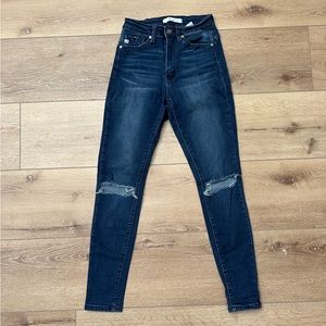 Kancan ripped knee skinny jeans